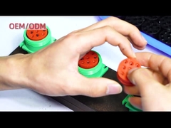 Cabo automotivo vermelho das cablagens J1939 9 Pin Deutsch To Obd 2 para o caminhão